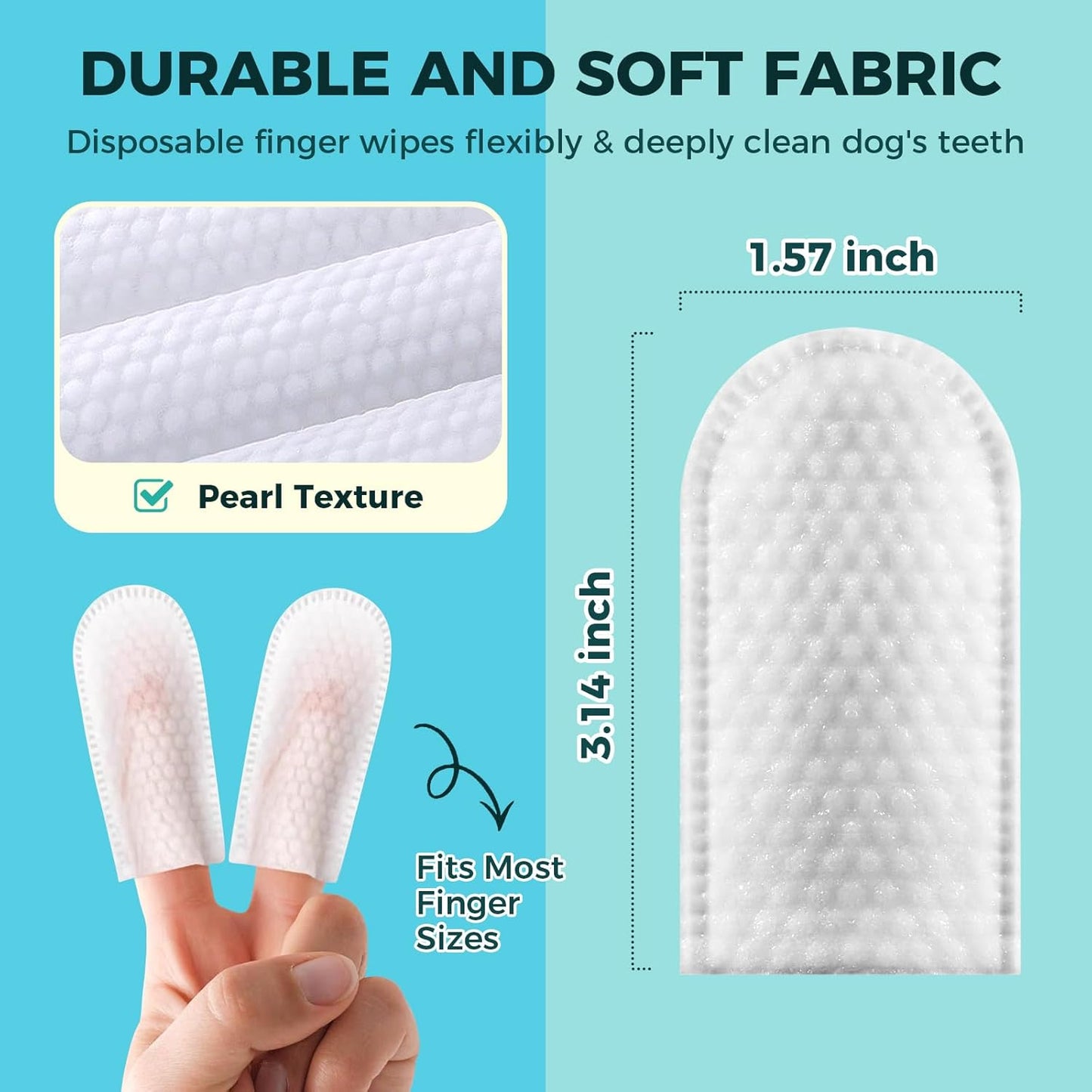 FurEver Fresh Pet Teeth Cleaning Finger Wipes