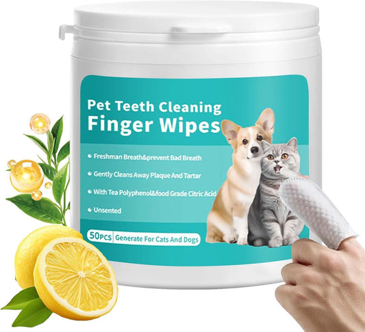 FurEver Fresh Pet Teeth Cleaning Finger Wipes