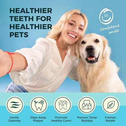 FurEver Fresh Pet Teeth Cleaning Finger Wipes