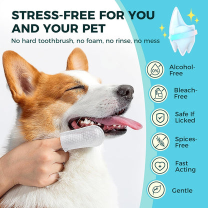 FurEver Fresh Pet Teeth Cleaning Finger Wipes