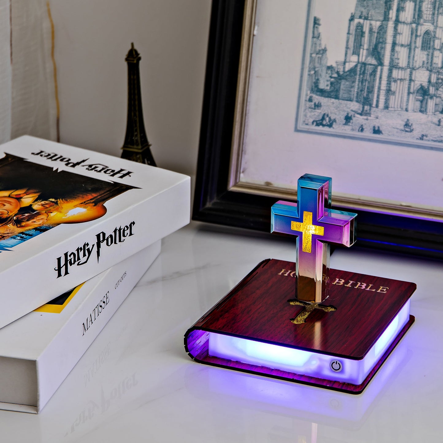 Heavenly Hover: Magnetic Floating Cross